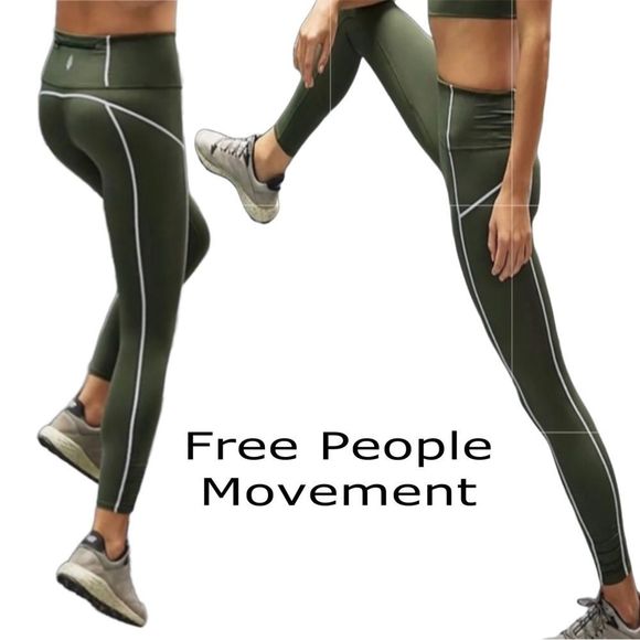 NWT Free People Movement You’re A Peach Leggings - Picture 7 of 15